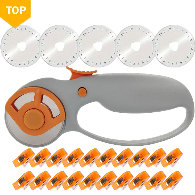 Rotary Cutter For Fabric 45Mm - 45mm Rotary Cutter Set, Circular Cutter