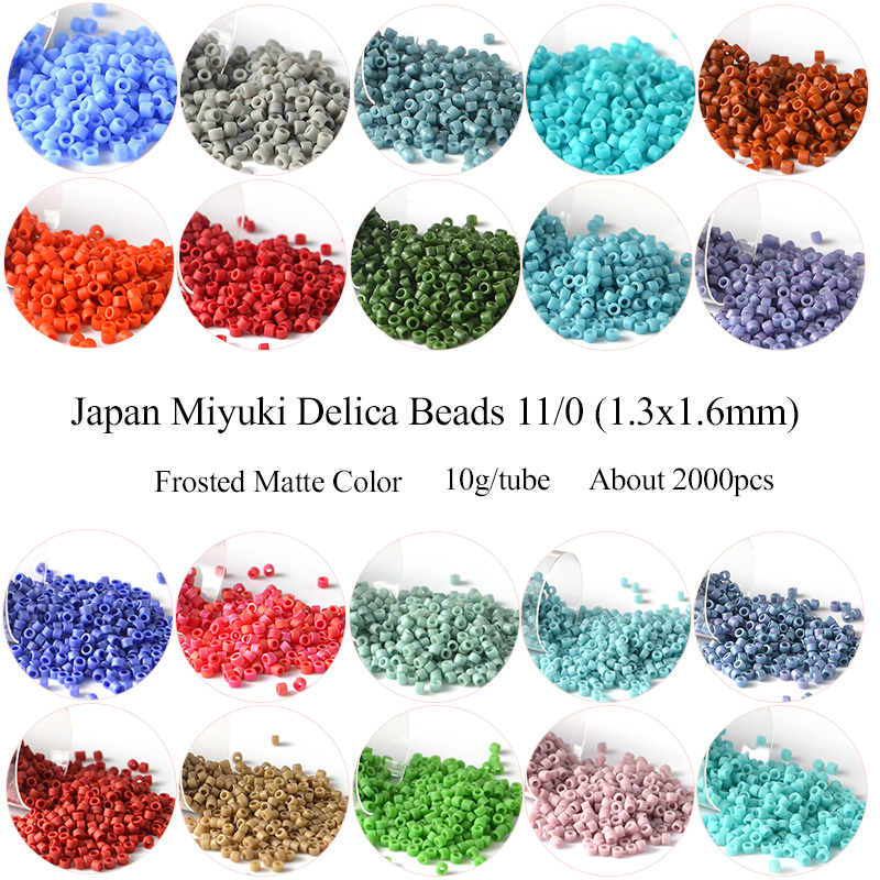 Glass Seed Beads 2Mm Jewelry Making - 11/0 Nhật Bản Miyuki Delica Hạt