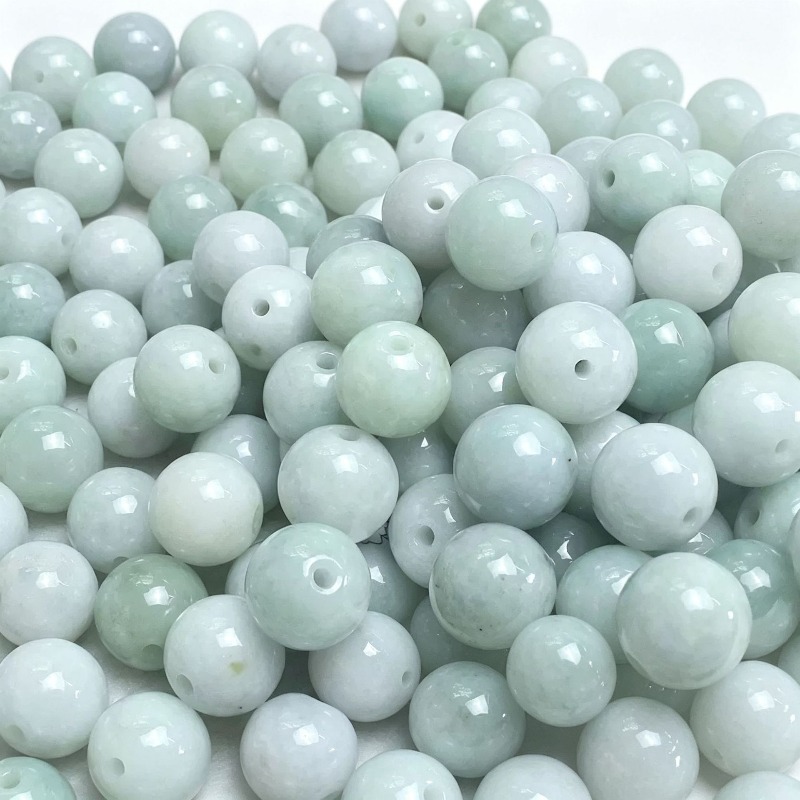 10PC Natural Jade Emerald 13mm - đánh giá và giá Beading