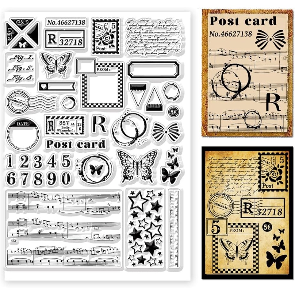 Postage Clear Stamps Variety P - đánh giá và giá Clear Silicone Stamps For Card Making