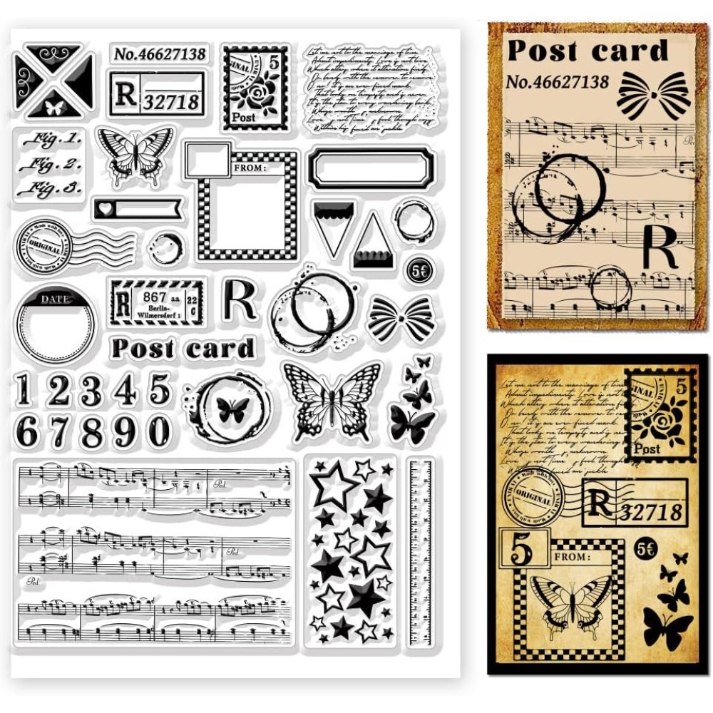 Postage Clear Stamps Variety P - đánh giá và giá Clear Silicone Stamps For Card Making