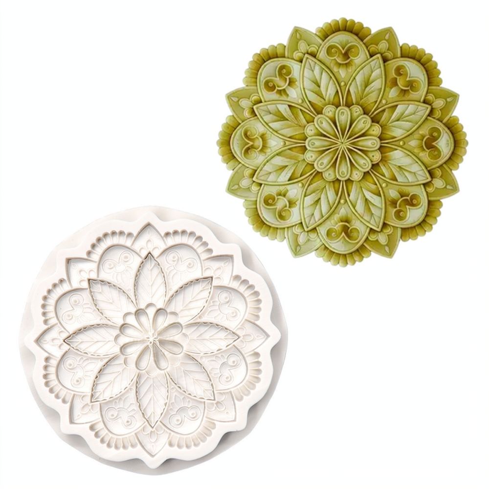 Round Floral Silicone Mold For - đánh giá và giá Silicone Epoxy Resin Molds Set