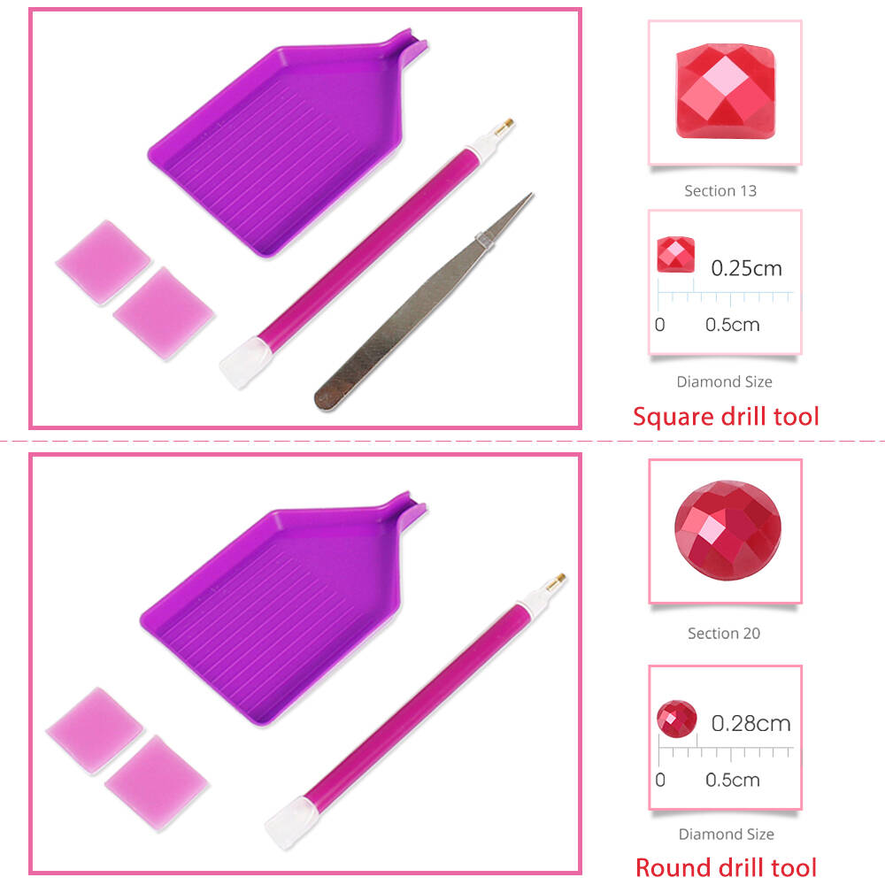 1PC frameless  Full Square Rou - đánh giá và giá Painting Supplies