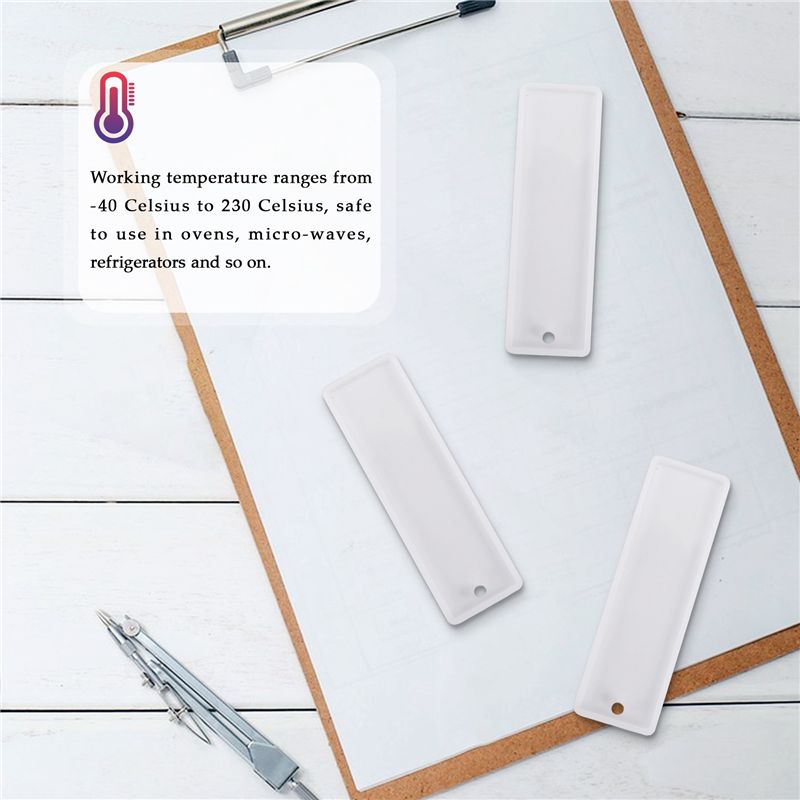 ABJN-6 Pcs/Set Rectangle Silic - đánh giá và giá Silicone Epoxy Resin Molds Set