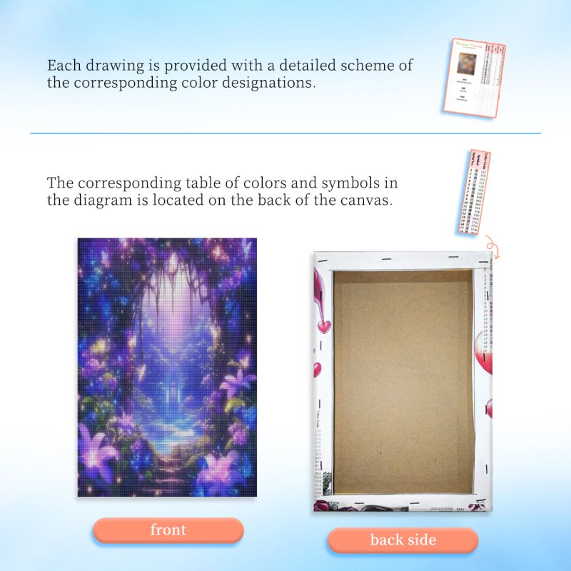 RUOPOTY Framed Luminous Forest - đánh giá và giá Painting Supplies