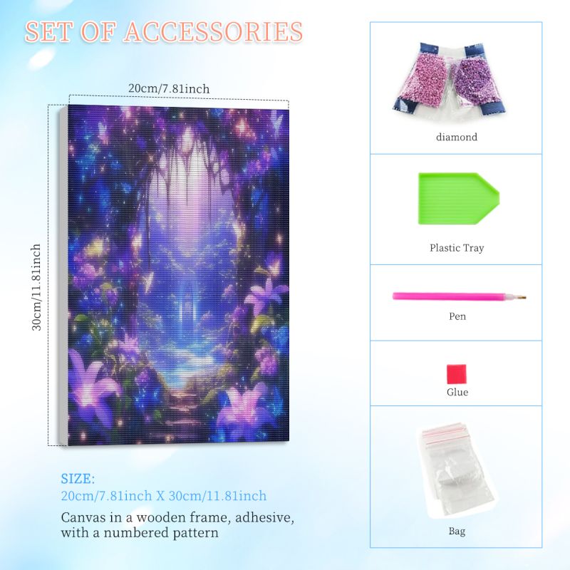 RUOPOTY Framed Luminous Forest - đánh giá và giá Painting Supplies