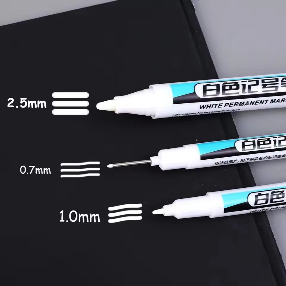 0.7/1.0/2.5MM White Permanent  - đánh giá và giá Painting Supplies