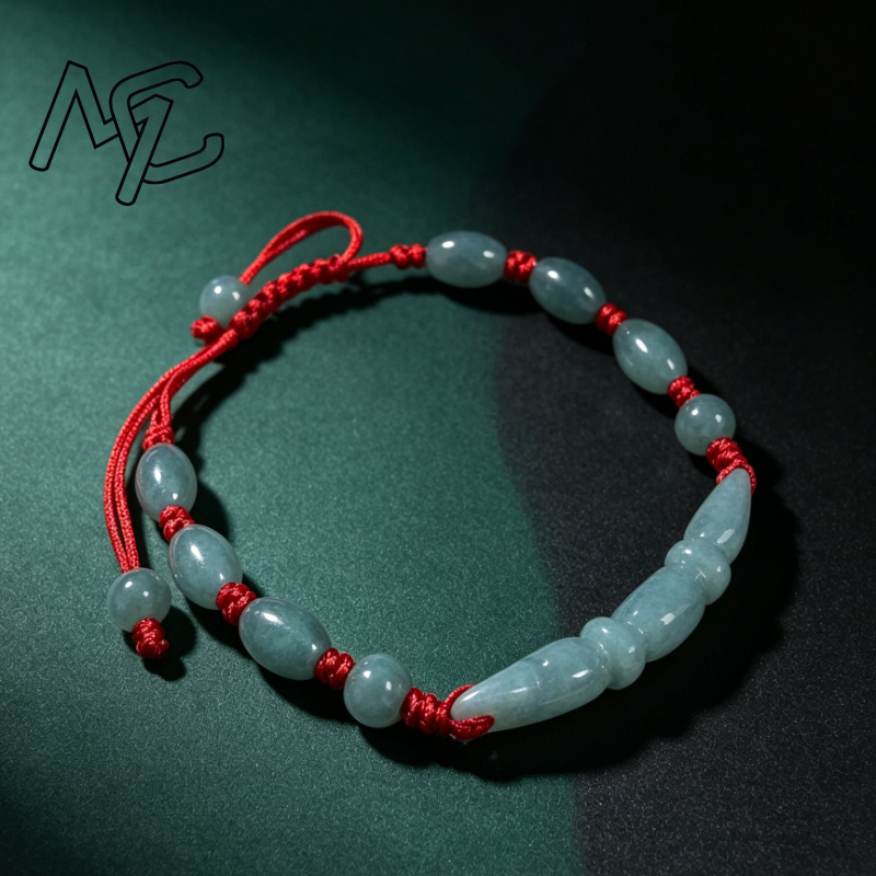 Natural Blue water Jade Burma  - đánh giá và giá Beading
