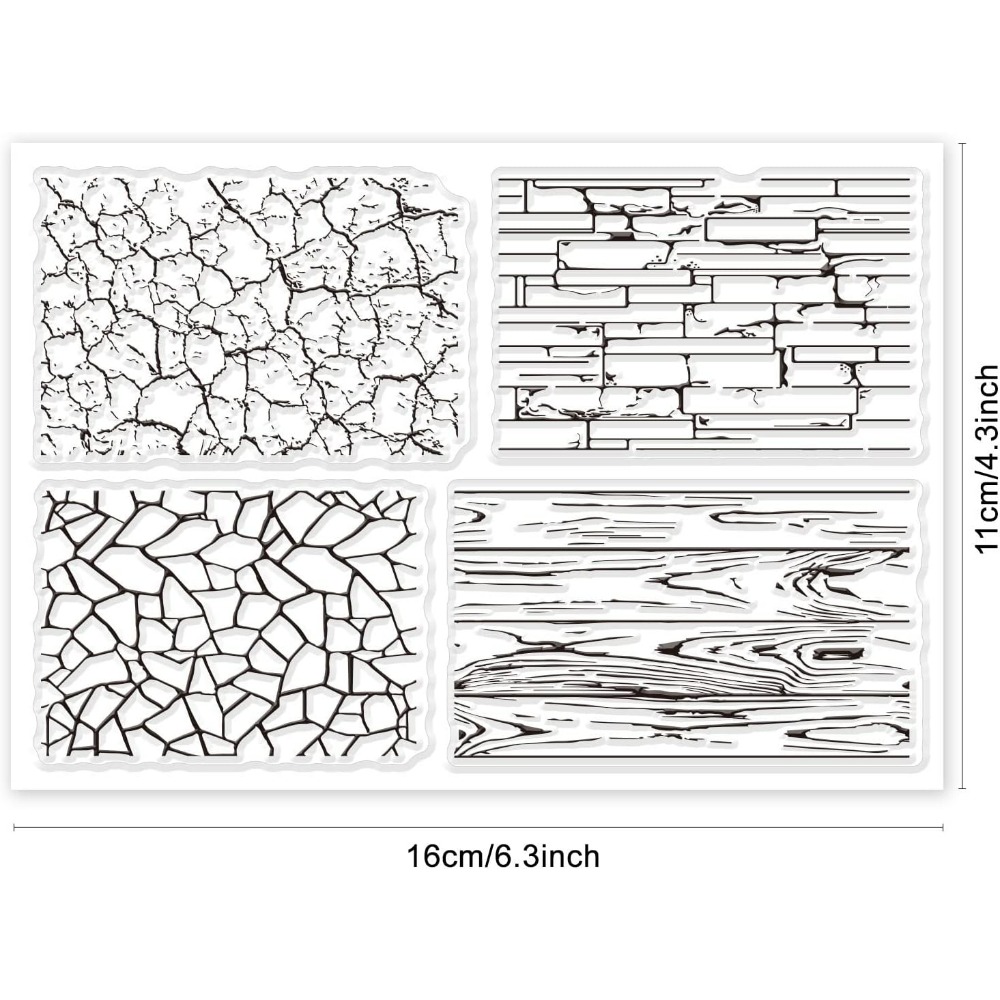 Texture Background Silicone Cl - đánh giá và giá Clear Silicone Stamps For Card Making